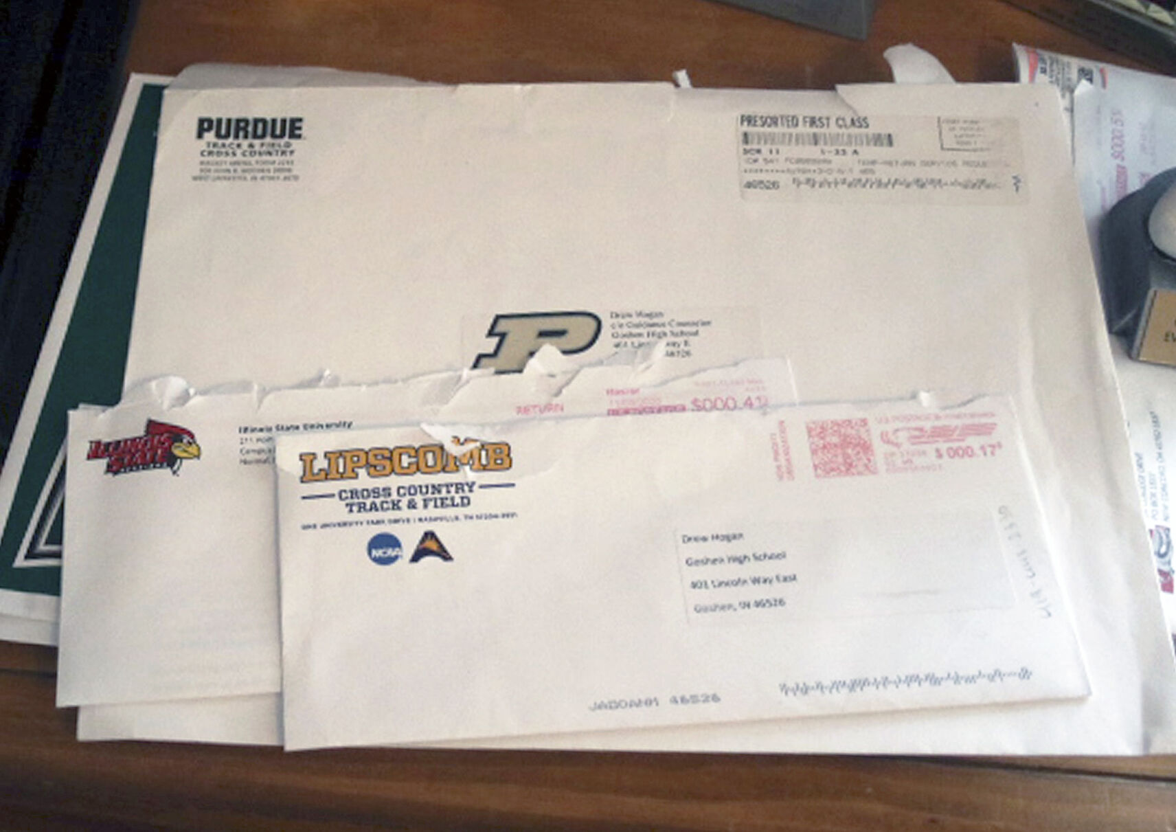 Hogan college offer letters